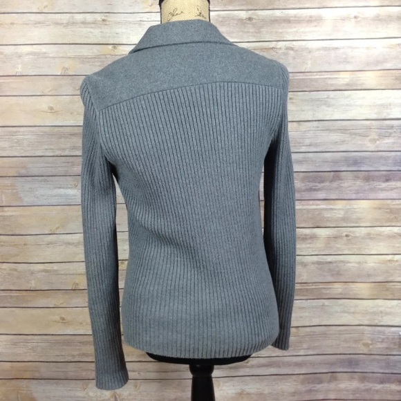 ❗SOLD❗CAbi blazer jacket wool blend felted ribbed - Picture 7 of 8